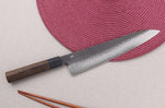 Couteau de chef 18cm japonais Shizu Hamono Gen VG10 damas