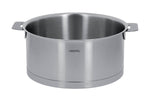 Set de 3 casseroles Cristel Strate Amovible en acier inox 18/10 + 1 poignée Strate inox