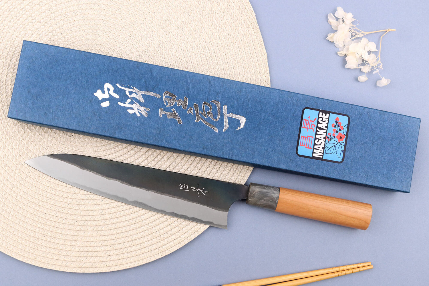 Couteau de chef 21cm japonais artisanal Masakage Mizu