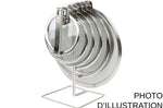 Couvercle anti-projection Cristel Strate Amovible en acier inox