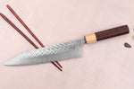 Couteau kiritsuke 21cm japonais artisanal Yoshimi Kato SPG Strix V-Tsuchime