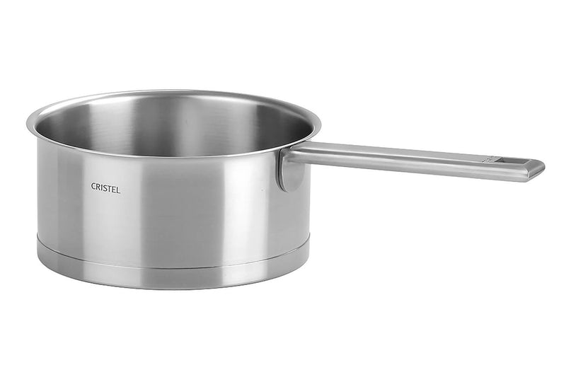 Casserole Cristel Strate Fixe en acier inox 18/10 - 18cm