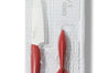Coffret Kyocera couteau 11cm et Eplucheur vertical manche rouge