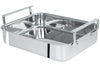 Plat à four Cristel 30x22cm trilaminé en acier inoxydable 18/10