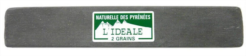 Pierre à aiguiser naturelle des Pyrénées L'IDEALE 2 grains 20cm