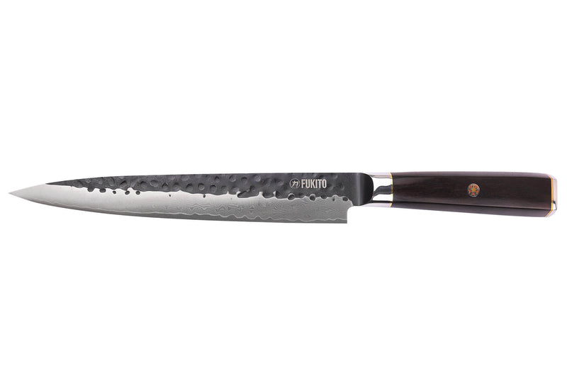 Couteau sujihiki 20cm Fukito Ébène Damas VG10