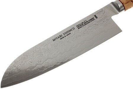 Couteau santoku japonais Miyabi 5000MCD lame CRYODUR 18cm