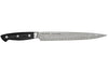 Couteau à trancher japonais Zwilling Kramer Euro Stainless 23cm damassé manche en micarta