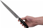 Couteau à trancher japonais Zwilling Kramer Euro Stainless 23cm damassé manche en micarta