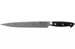 Couteau à trancher japonais Zwilling Kramer Euro Stainless 23cm damassé manche en micarta