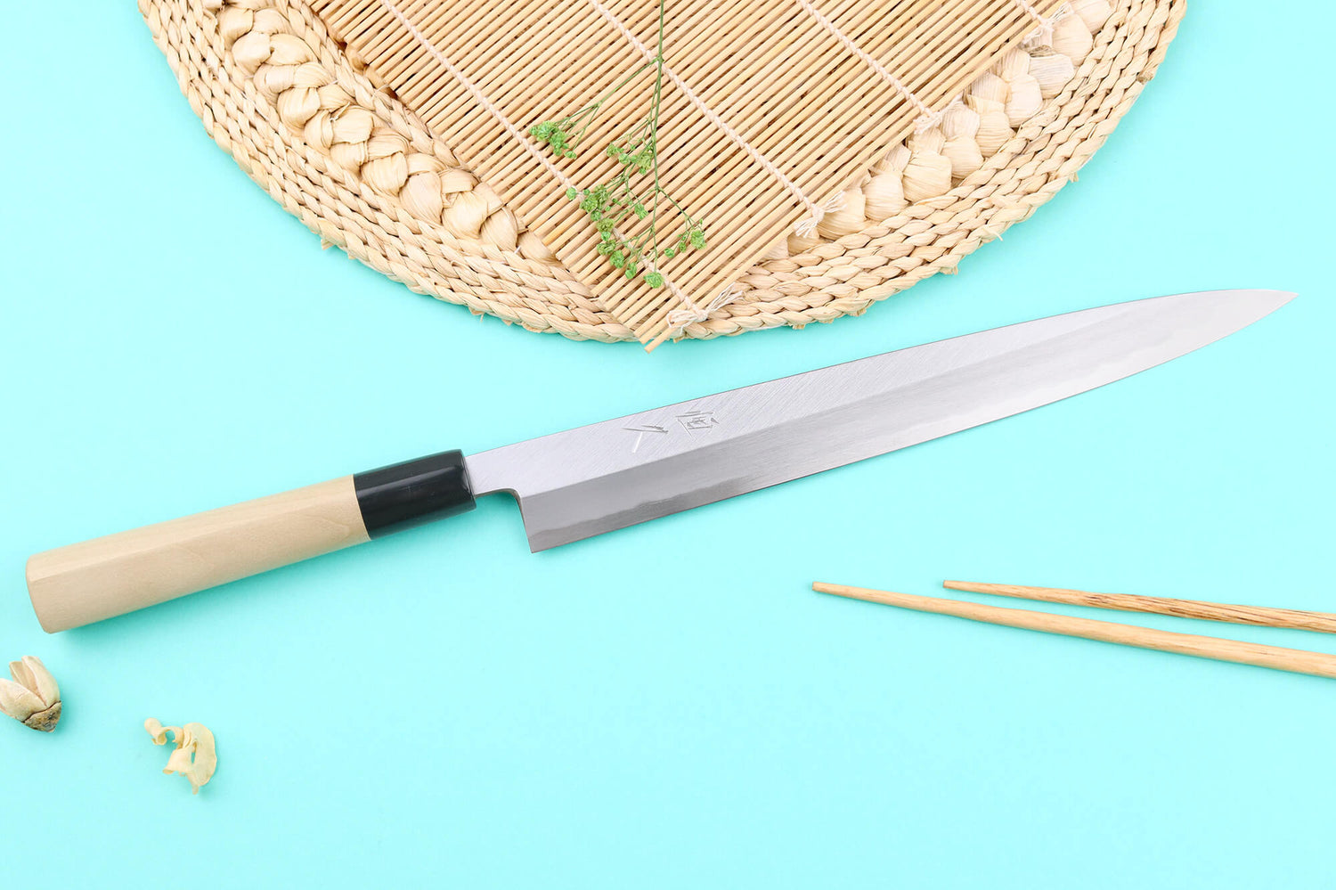 Couteau yanagiba 27cm japonais artisanal Tsunehisa WS2