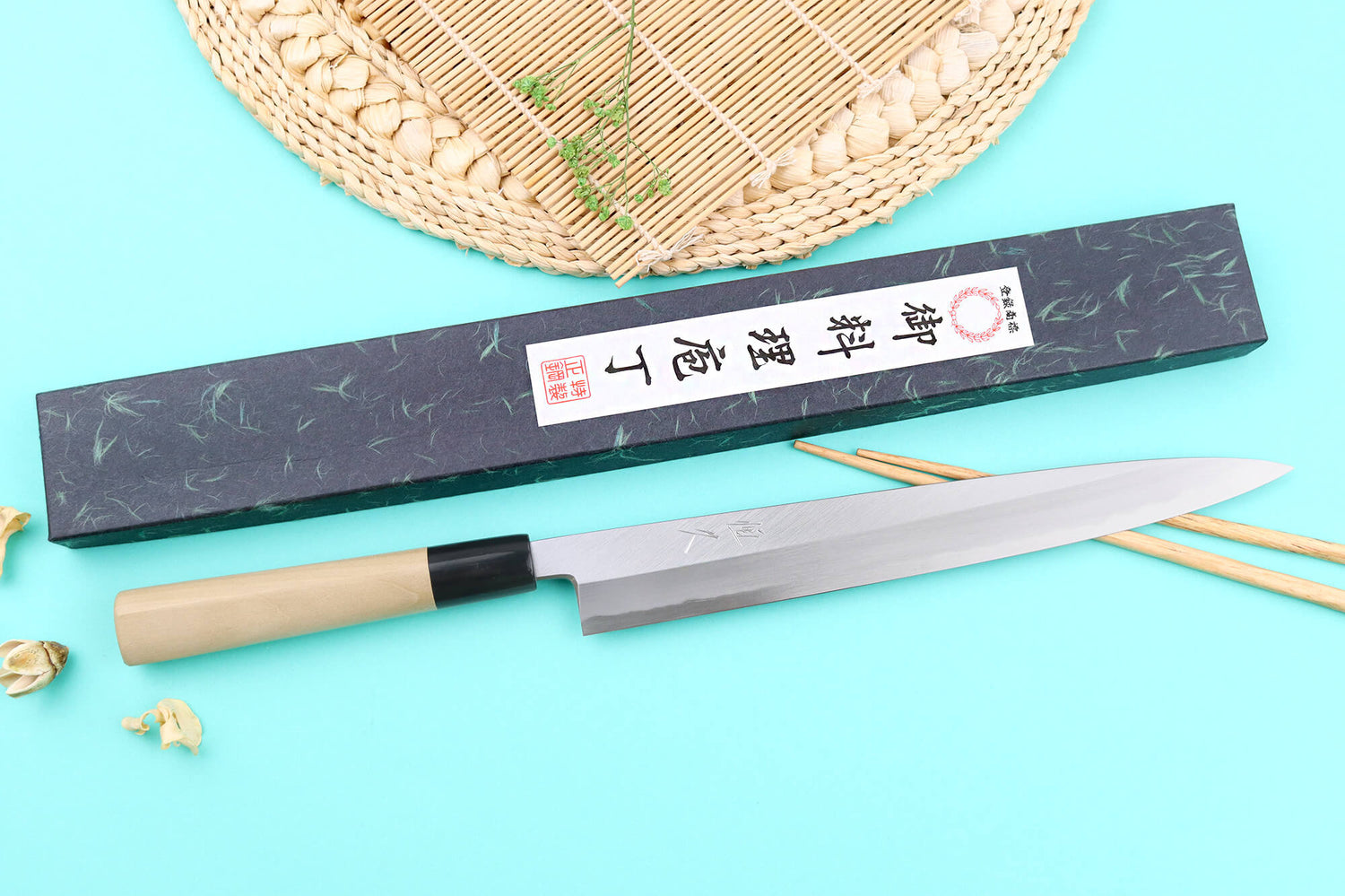 Couteau yanagiba 27cm japonais artisanal Tsunehisa WS2