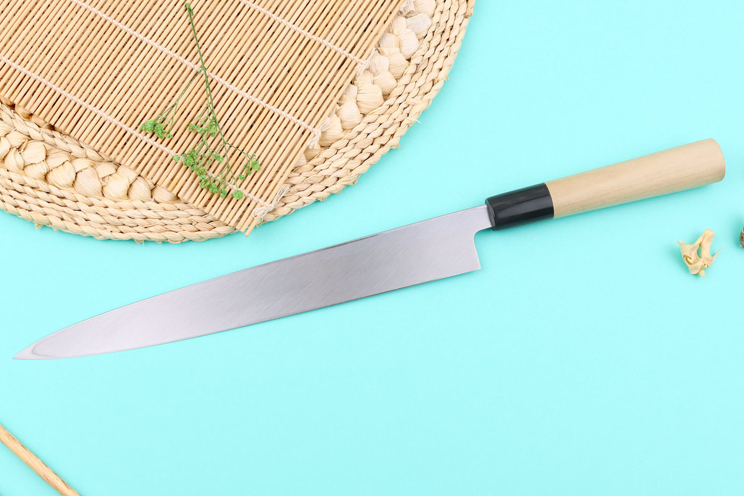 Couteau yanagiba 27cm japonais artisanal Tsunehisa WS2