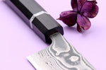 Couteau de chef kiritsuke 21cm japonais artisanal Yuzo Kanko Damas SG2