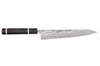 Couteau sujihiki kiritsuke 24cm japonais artisanal Yuzo Kanko Damas SG2