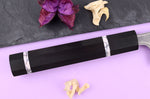 Couteau sujihiki kiritsuke 24cm japonais artisanal Yuzo Kanko Damas SG2