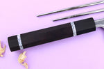 Couteau sujihiki kiritsuke 27cm japonais artisanal Yuzo Kanko Damas SG2