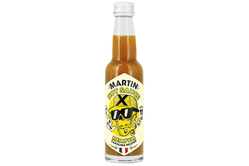 Sauce Martin Carolina Reaper force 11/12 piment pur cru 100g