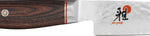 Couteau à trancher japonais Miyabi 6000MCT lame martelée 24cm + manche en Pakka