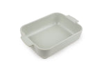 Plat four rectangle Peugeot Appolia en céramique vert sauge - 25 cm