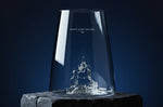 Verre à spiritueux long Alaskan Maker Iconic Monuments Mont Saint-Michel en verre cristallin