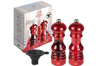 Coffret cadeau 2 moulins Peugeot Podium en acrylique rouge 18cm