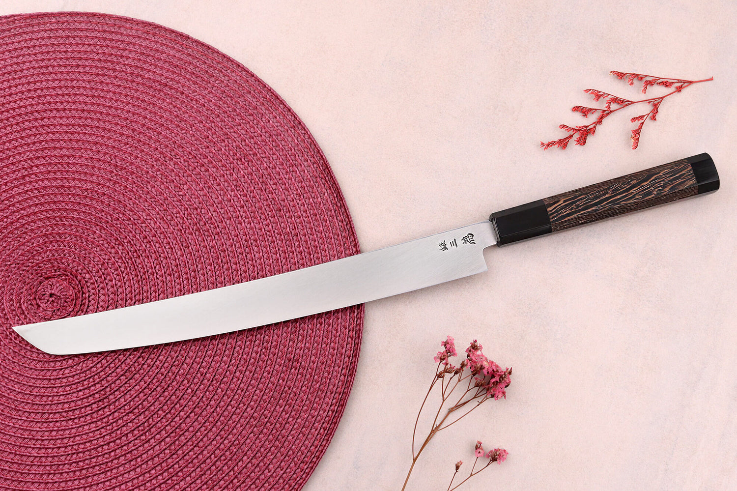 Couteau sakimaru 30cm japonais artisanal Sakai Takayuki Zangetsu