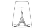 Verre à spiritueux long Alaskan Maker Iconic Monuments Tour Eiffel en verre cristallin