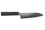 Couteau santoku 17cm japonais artisanal Yuzo Kurogane Damas VG10