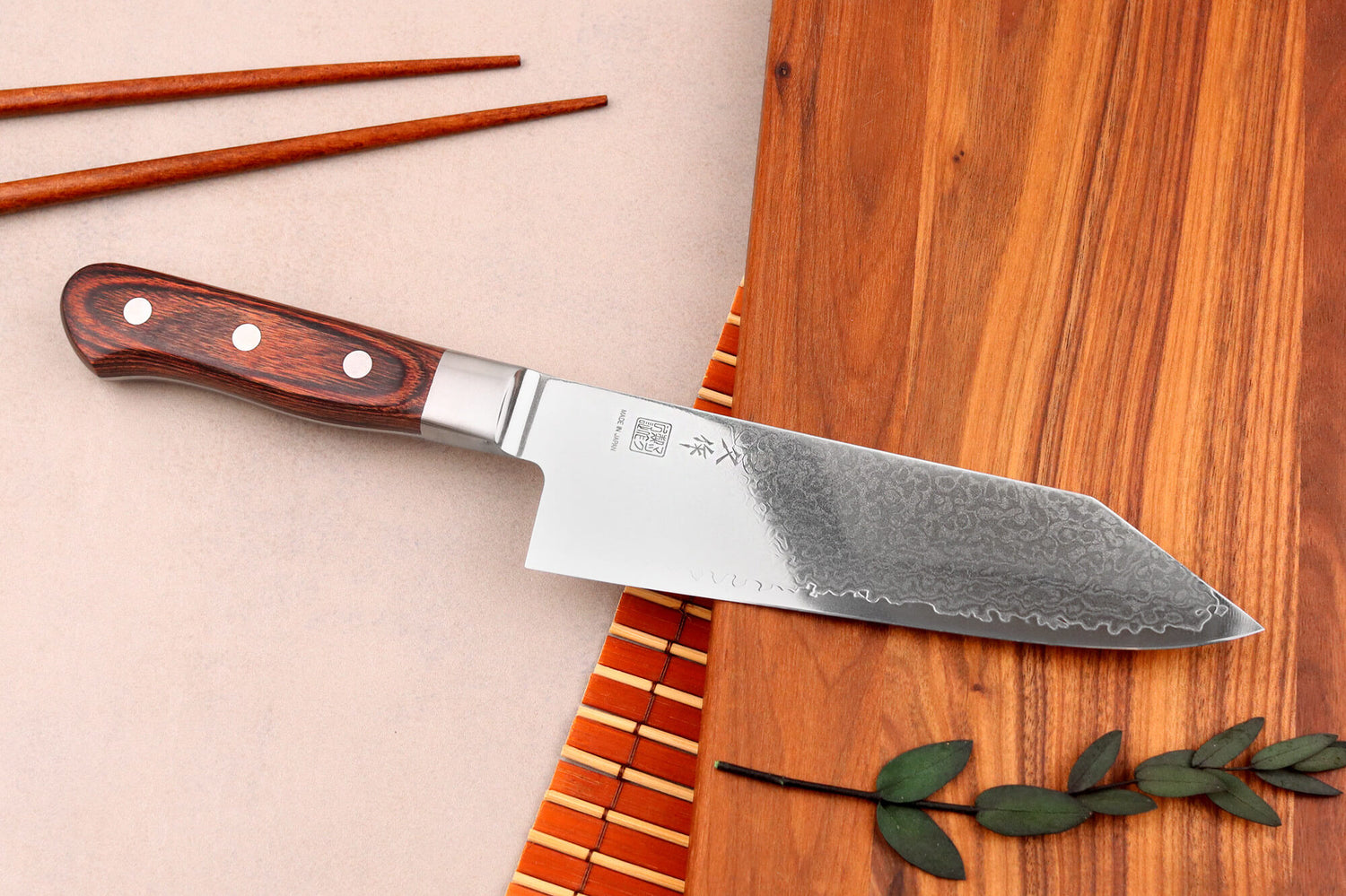 Couteau bunka 16,5cm japonais MAC Damas 45 couches 60th anniversary - Édition limitée