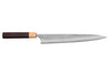 Couteau sujihiki japonais artisanal Yoshimi Kato AS Nashiji 27cm
