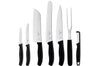 Set 7 pièces Victorinox SwissClassic 5 couteaux + 1 fourchette à viande + 1 éplucheur