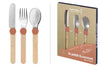 Set de couverts pour enfants Opinel Le Petit Gourmet coloris corail