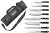 Mallette cuisinier Sabatier Chef 6 couteaux fabrication française + 1 fourchette + 1 fusil