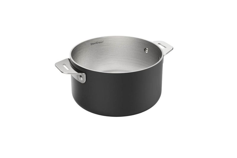 Casserole Cookut La Merveilleuse 16cm en acier inoxydable Steel Green® - Graphite