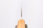 Couteau nakiri 16,5cm japonais artisanal Sakai Kikumori TS10 en chêne