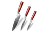 Set de 3 couteaux Kutoyama Red Flame chef + universel + office