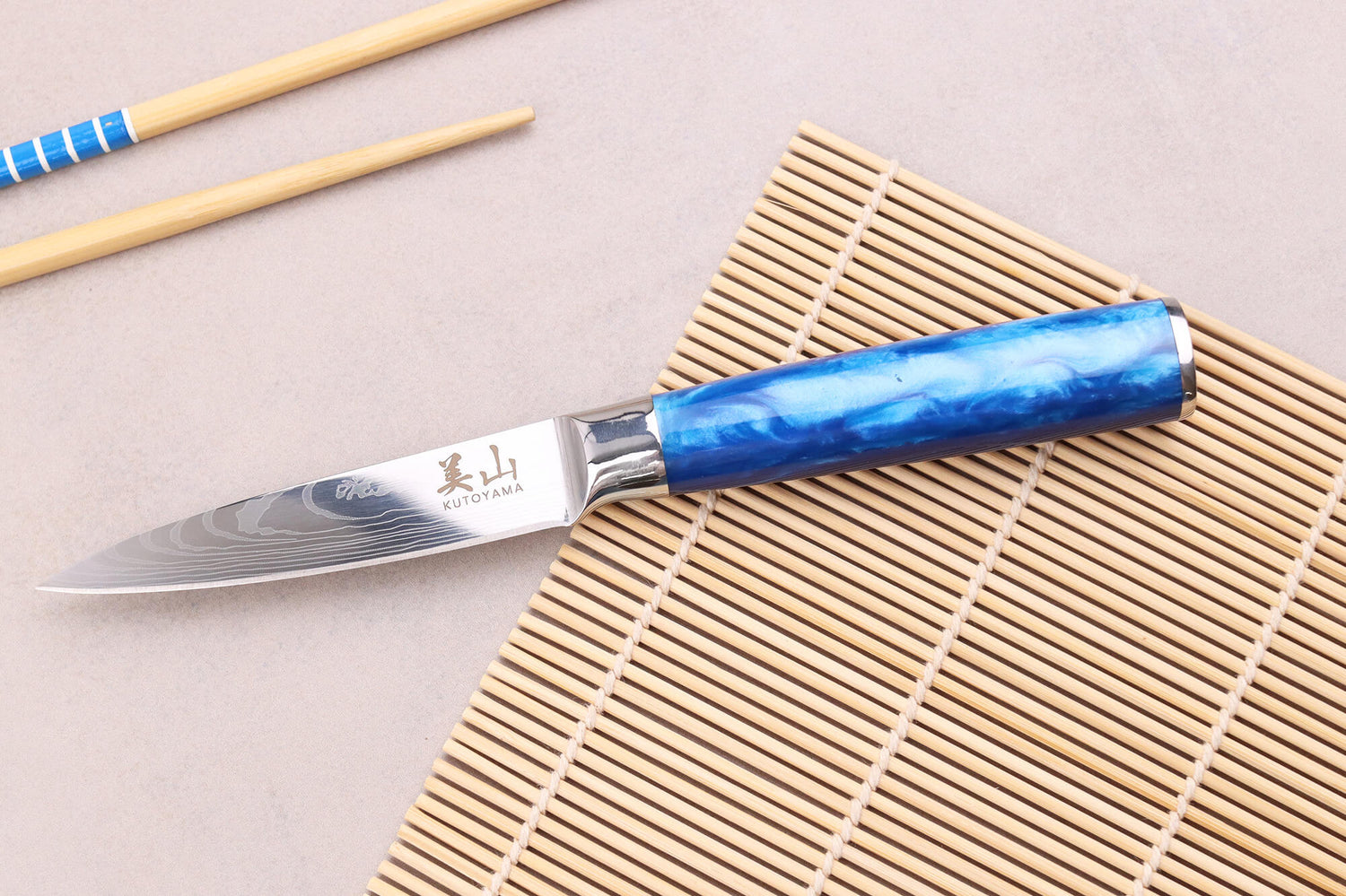 Set de 2 couteaux Kutoyama Blue Wave chef + office