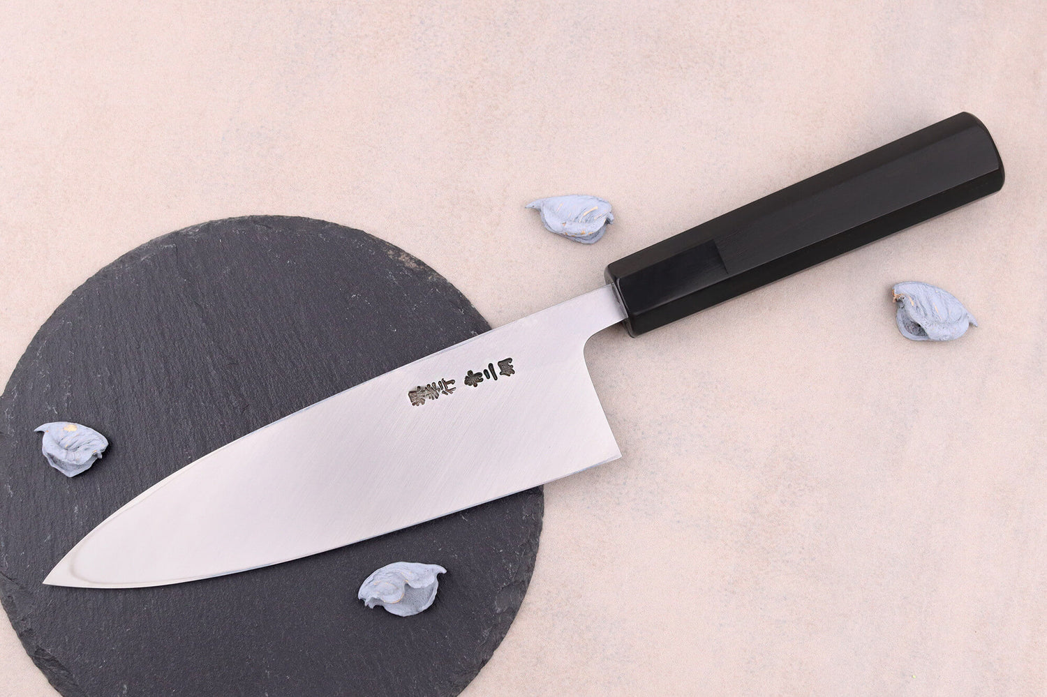 Couteau deba 18cm japonais artisanal Sakai Takayuki Aoniko
