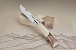 Couteau pliant Opinel Tradition Luxe Cime n°09 lame 9cm manche érable + frêne + noyer
