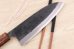 Couteau deba 18cm japonais artisanal Hidetsune BS2