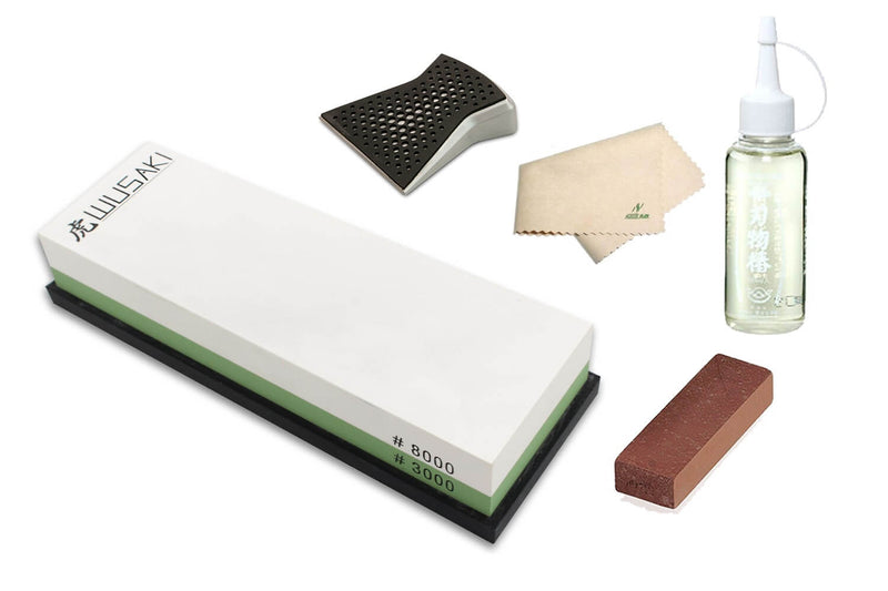 Pack spécial entretien pour couteaux en acier - Pierre 3000/8000