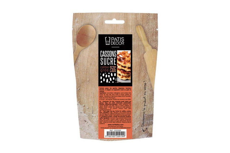 Sucre casson Patisdécor gros grains 250g