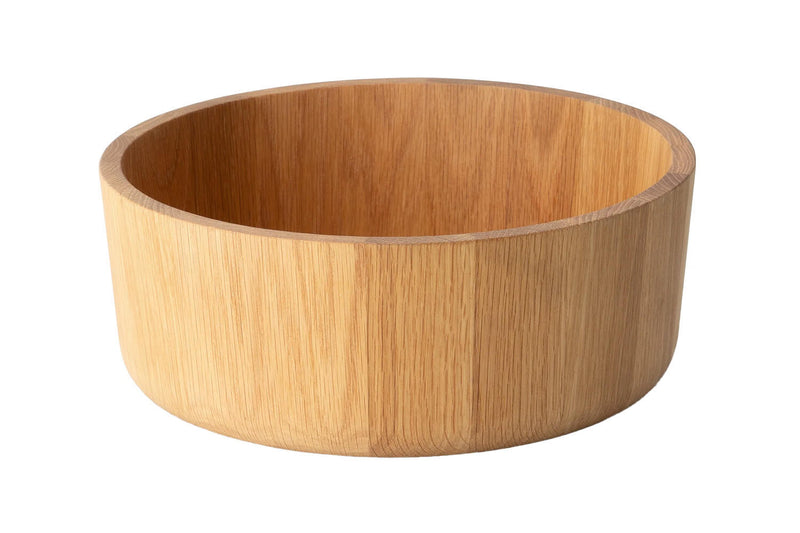 Saladier Continenta en bois de chêne Ø26x10,3cm
