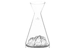 Carafe à eau Alaskan Maker Topographic Mont Blanc en verre cristallin