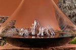 Carafe à vin Alaskan Maker Topographic Aiguille du Midi en verre cristallin