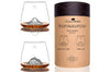 Set de 2 verres à spiritueux Alaskan Maker Topographic Mont Fuji & Denali en verre cristallin
