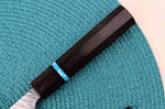 Couteau nakiri japonais artisanal Yu Kurosaki Fujin 16,5cm SG2 turquoise