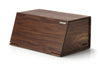 Boite à pain Continenta en bois de noyer 40x26x18,5cm