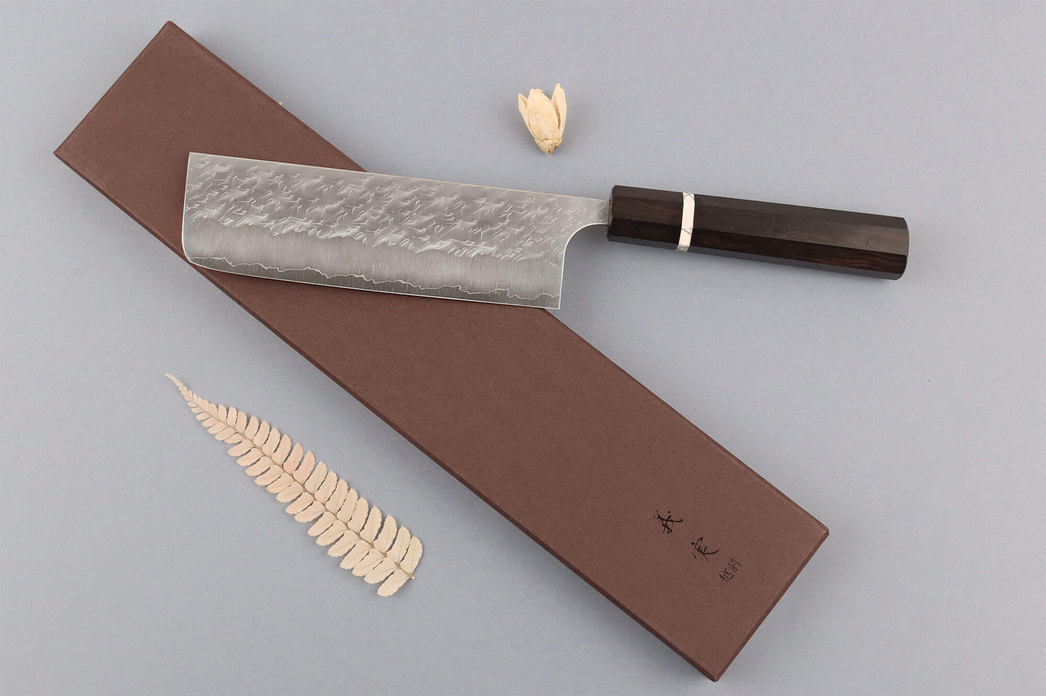 Couteau nakiri 16,5cm japonais artisanal Yoshimi Kato Hyo SG2